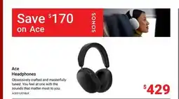 Visions Electronics Ace Headphones offer