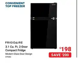 Visions Electronics FRIGIDAIRE 3.1 Cu. Ft. 2-Door Compact Fridge offer