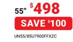 Visions Electronics SAMSUNG 55 Crystal UHD U7900FF 4K Smart TV offer