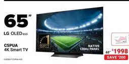 Visions Electronics LG 65 4K Smart TV offer