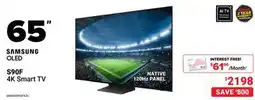 Visions Electronics SAMSUNG S90F 4K Smart TV offer