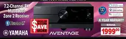 2001 Audio Video YAMAHA RXA4A 7.2-Channel 8K MusicCast Zone 2 Receiver offer