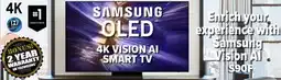 2001 Audio Video QN48S90F- 48 SAMSUNG OLED 4K VISION AI SMART TV offer