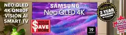 2001 Audio Video NEO QLED 4K QN80F VISION AI SMART TV offer