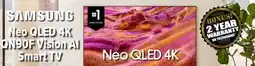 2001 Audio Video SAMSUNG Neo QLED 4K QN90F Vision AI Smart TV offer