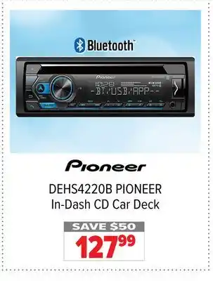2001 Audio Video DEHS4220B PIONEER In-Dash CD Car Deck offer