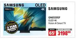 2001 Audio Video SAMSUNG QN65S95F OLED 4K Vision AI Smart TV offer