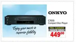 2001 Audio Video C7030 Compact Disc Player offer