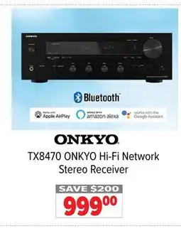 2001 Audio Video TX8470 ONKYO Hi-Fi Network Stereo Receiver offer