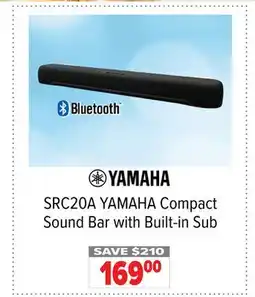 2001 Audio Video SRC20A YAMAHA Compact Sound Bar with Built-in Sub offer
