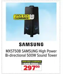 2001 Audio Video MXST50B SAMSUNG High Power Bi-directional 500W Sound Tower offer
