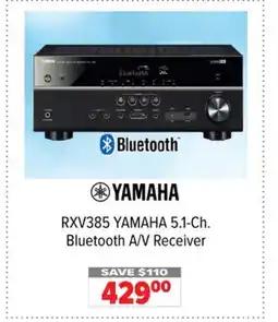 2001 Audio Video RXV385 YAMAHA 5.1-Ch. Bluetooth A/V Receiver offer
