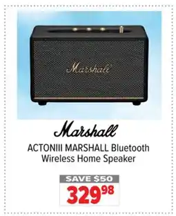 2001 Audio Video ACTONIII MARSHALL Bluetooth Wireless Home Speaker offer