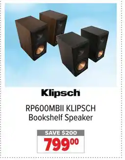 2001 Audio Video RP600MBII KLIPSCH Bookshelf Speaker offer