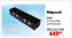 2001 Audio Video R30C Klipsch 3.5 Inch 2-Way Centre Speaker offer