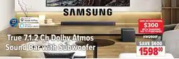 2001 Audio Video SAMSUNG HWQ900F True 7.1.2 Ch Dolby Atmos Sound Bar with Subwoofer offer