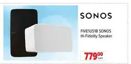 2001 Audio Video FIVE1US1B SONOS Hi-Fidelity Speaker offer