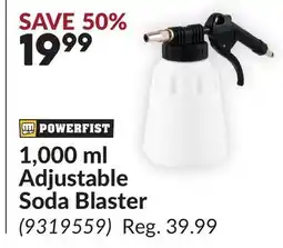 Princess Auto Adjustable Soda Blaster offer