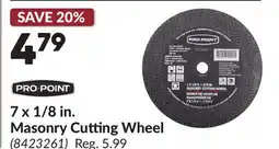 Princess Auto 7 x 1/8 in. Masonry Cutting Wheel offer