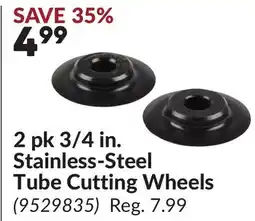 Princess Auto 2 pk 3/4 in. Stainless-Steel Tube Cutting Wheels offer