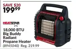 Princess Auto 18, 000 BTU Big Buddy Radiant Propane Heater offer