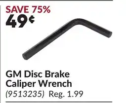 Princess Auto GM Disc Brake Caliper Wrench offer