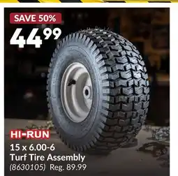 Princess Auto 15 x 6.00-6 Turf Tire Assembly offer