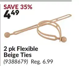 Princess Auto 2 pk Flexible Beige Ties offer