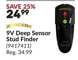 Princess Auto 9V Deep Sensor Stud Finder offer