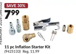 Princess Auto 11 pc Inflation Starter Kit offer