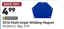 Princess Auto 50 lb Multi-Angle Welding Magnet offer