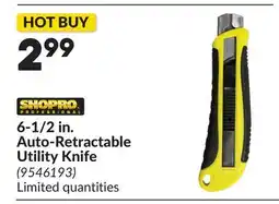 Princess Auto 6-1/2 in. Auto-Retractable Utility Knife offer