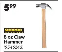 Princess Auto 8 oz Claw Hammer offer