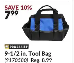 Princess Auto 9-1/2 in. Tool Bag offer