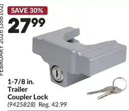 Princess Auto 1-7/8 in. Trailer Coupler Lock offer