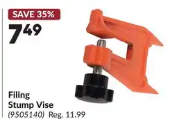 Princess Auto Filing Stump Vise offer