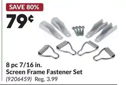 Princess Auto 8 pc 7/16 in. Screen Frame Fastener Set offer