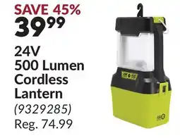 Princess Auto 24V 500 Lumen Cordless Lantern offer