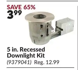 Princess Auto 5 in. Recessed Downlight Kit offer