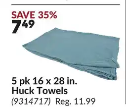 Princess Auto 5 pk 16 x 28 in. Huck Towels offer