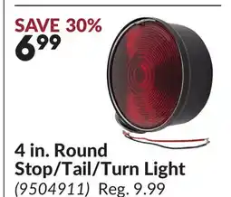Princess Auto 4 in. Round Stop/Tail/Turn Light offer