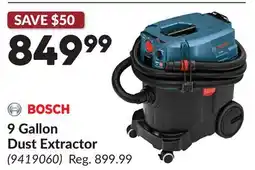Princess Auto 9 Gallon Dust Extractor offer
