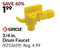 Princess Auto 3/4 in. Drum Faucet offer