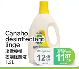 T&T Supermarket CANAHO DÉSINFFECTANT LINGE offer