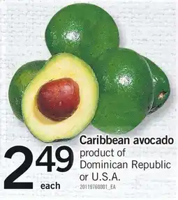 Loblaws Caribbean avocado offer