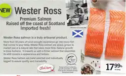 Loblaws Wester Ross Premium Salmon offer