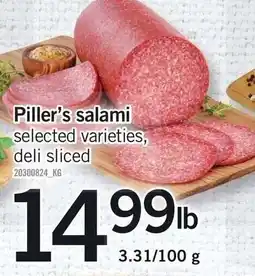 Loblaws Piller's salami offer