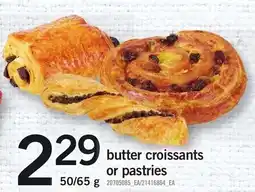 Loblaws Butter croissants or pastries offer
