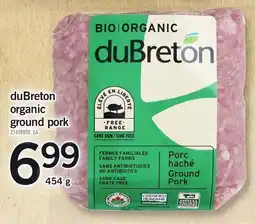 Loblaws Dubreton organic ground pork offer