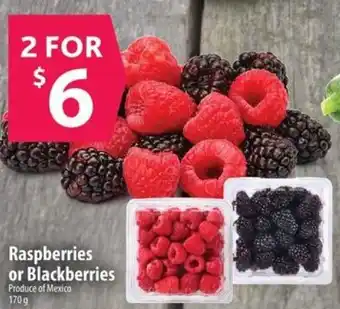 Co-op Raspberries or Blackberries offer